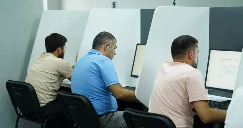 1151 taksi sürücüsü DİM in imtahanından keçdi