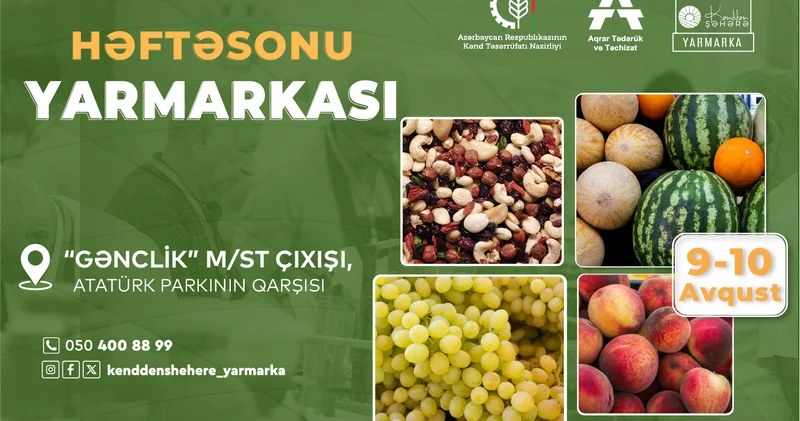 Bakıda “Kənddən Şəhərə” yarmarkası