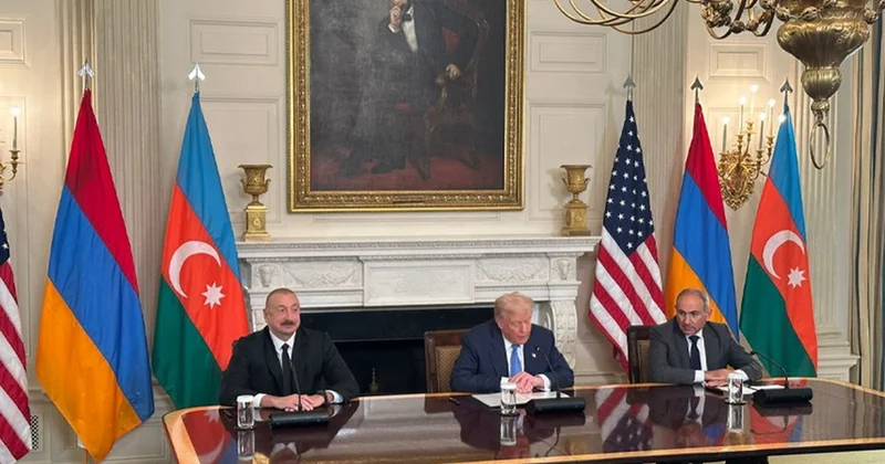 Ильхам Алиев, Дональд Трамп и Никол Пашинян подписали трехсторонний документ
