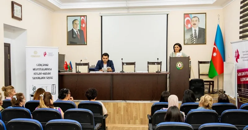 Məhkumluğu olan qadınlar üçün sahibkarlıq təlimlərinə start verilib FOTOLAR
