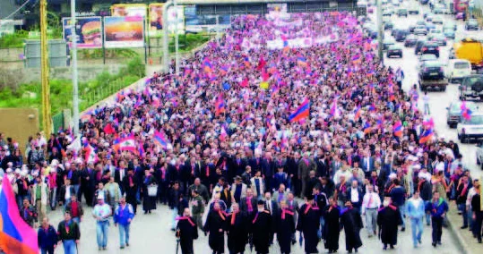 Livan erməniləri İrəvana qarşı