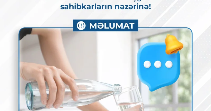 Təbii mineral suların istehsalı və idxalı ilə məşğul olan sahibkarların nəzərinə!
