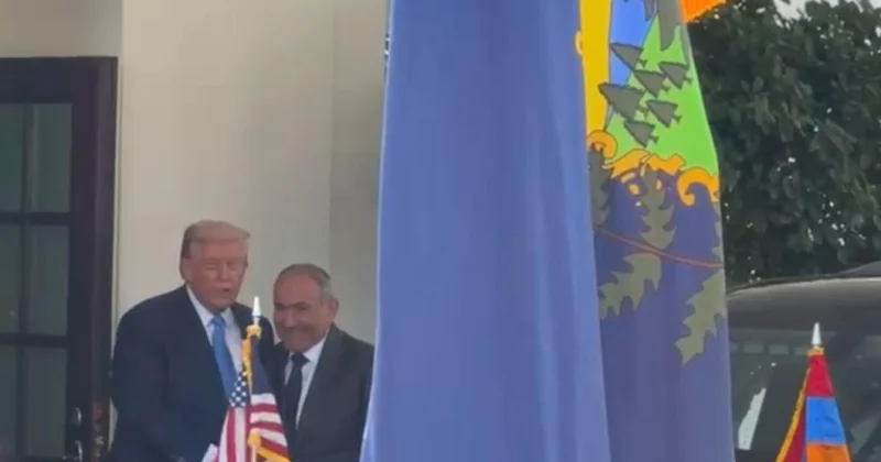 Проходит встреча Президента США с премьер министром Армении