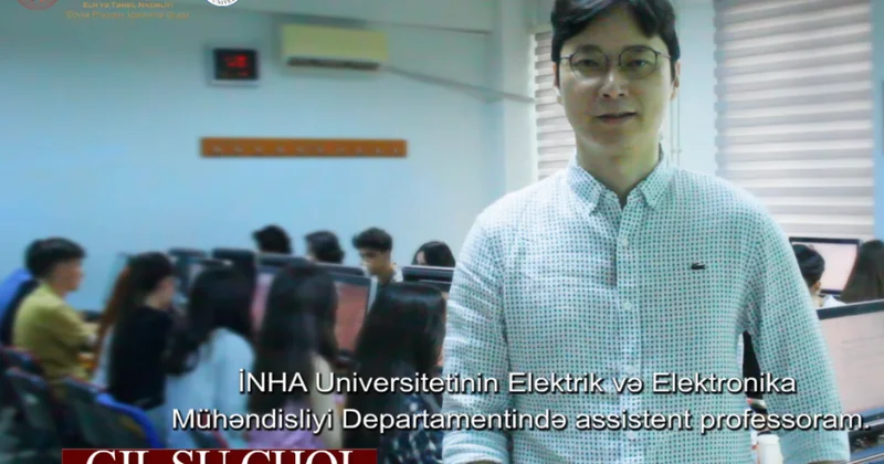 İNHA Universitetinin professoru: İkili diplom proqramı üzrə təhsil alan tələbələrin parlaq gələcəyinə inanıram