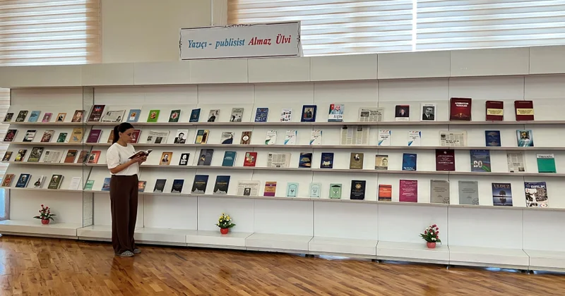 Milli Kitabxanada “Yazıçı publisist Almaz Ülvi” adlı kitab sərgisi açılıb