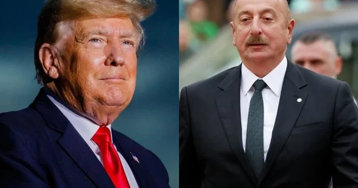 Президент США Дональд Трамп принимает президента Азербайджана Ильхама Алиева