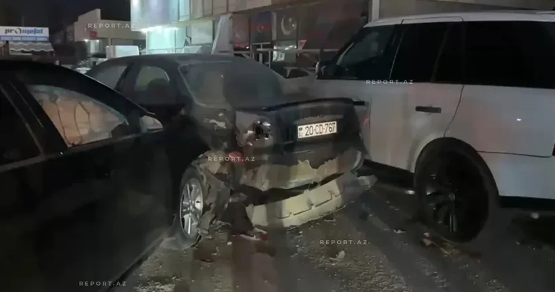 В Абшеронском районе произошло ДТП, столкнулись четыре автомобиля