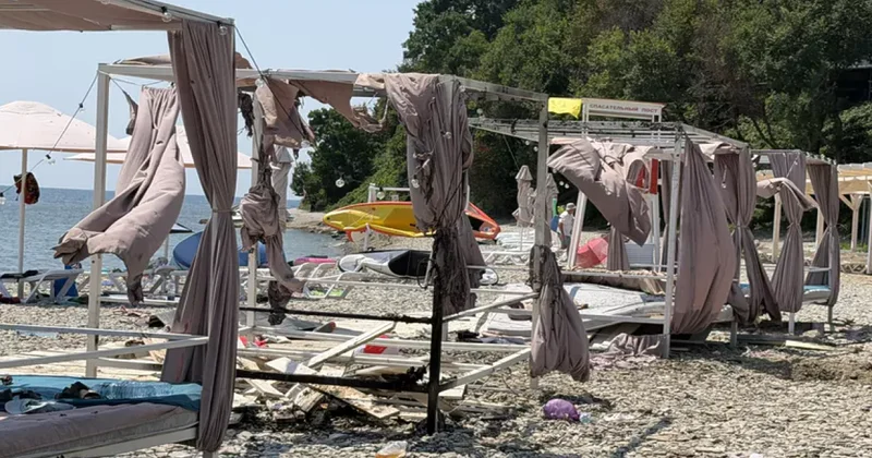 Rusiyanın Gelencik şəhərində dron təhlükəsi: şəhərin bütün çimərlikləri bağlanıb