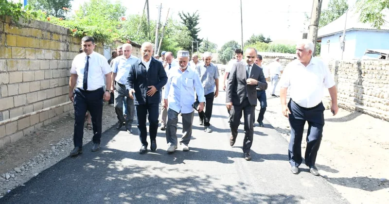 Masallıda yolların təmirinə xüsusi diqqət vardır FOTO