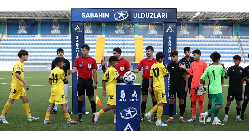 Neftçi Sabah (U 14) matçından FOTOLAR
