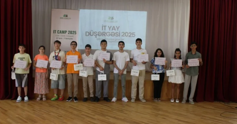 “İT Yay Düşərgəsi 2025”in qalibləri mükafatlandırıldı FOTO