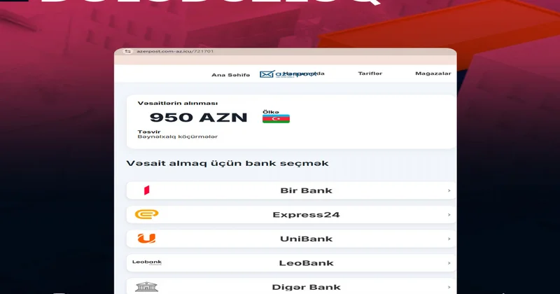 ETX: Kiberdələduzlar Azərpoçt adı ilə vətəndaşları aldatmağa çalışırlar