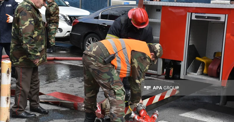FHN: Ötən həftə 611 yanğına çıxış olub, 52 nəfər xilas edilib VİDEO