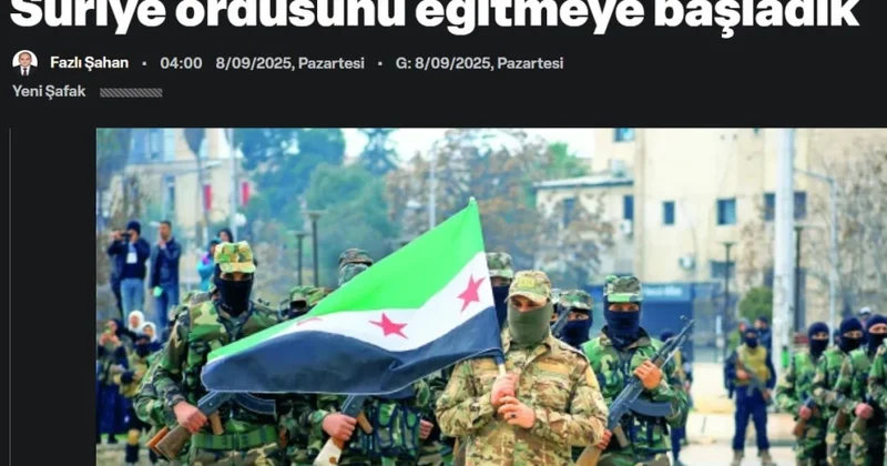 Yeni Şafak: Турция начала обучение сирийских военных
