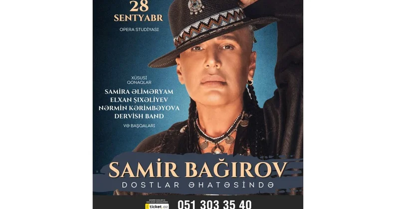 Samir Bağırov dostlar əhatəsində konserti keçiriləcək