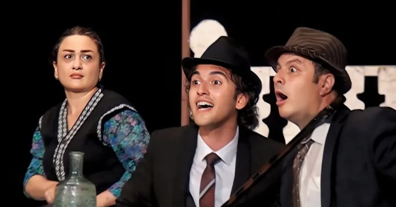 Döyüşən teatrın gəncləri FOTOLAR