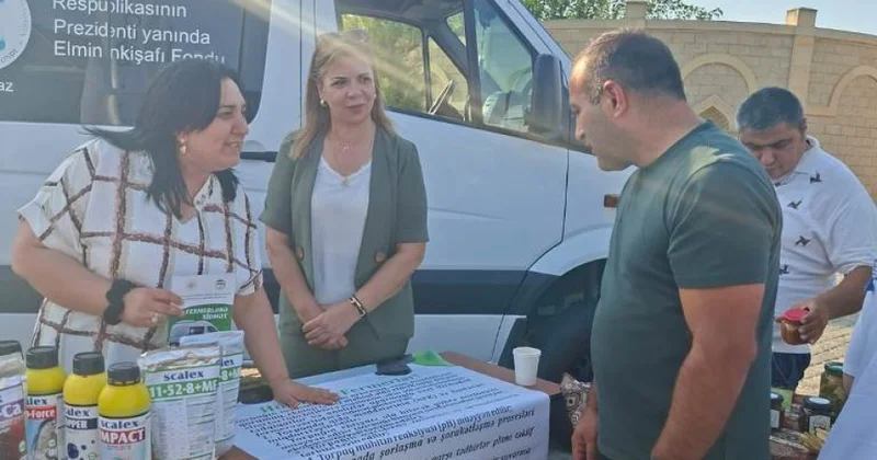 Torpaqşünaslıq və Aqrokimya İnstitutu məhsul festivalında səyyar laboratoriyası ilə təmsil olunub
