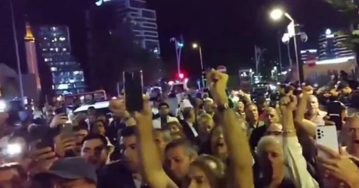 İstanbulda etiraz aksiyası keçirilir VİDEO