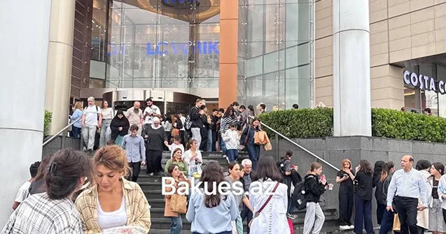 “Gənclik Mall”da həyəcan siqnalı verildi