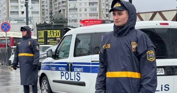 İntensiv yağıntılarla əlaqədar yollara əlavə polis naryadları CƏLB OLUNDU