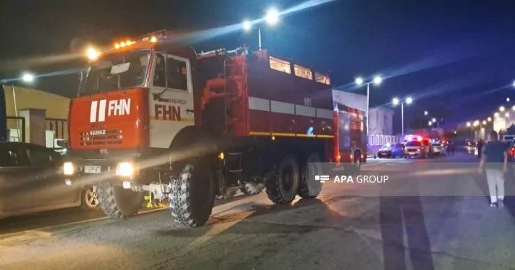 Balaxanıda texniki yağ sexi yandı VİDEO