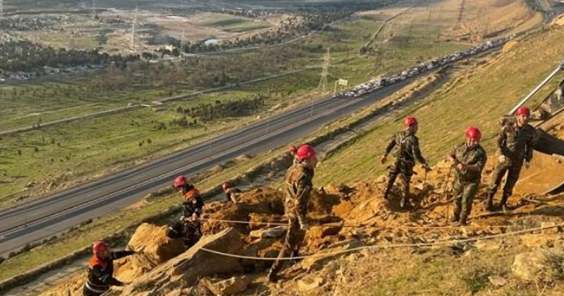 Badamdarda sürüşməyə görə bağlanan yol nə vaxt istifadəyə veriləcək? (AÇIQLAMA)