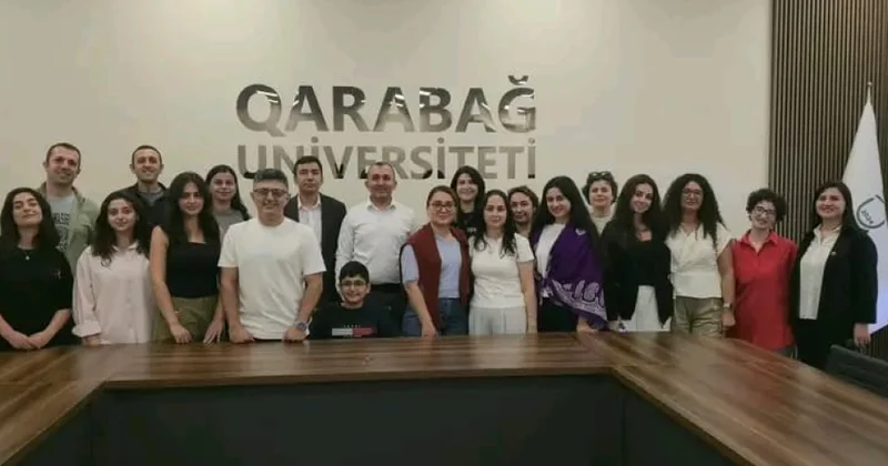 ADPU CVU ikili diplom proqramının tələbələri Qarabağ Universitetində olublar