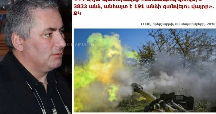 44 günlük müharibədə əslində neçə erməni ölüb? Sərksiyan qarşı çıxdı