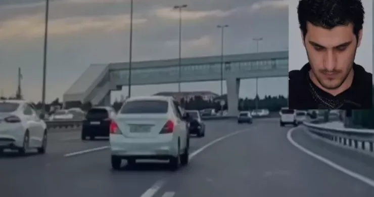 Hamını bir birinə qatdı Aeroport yolunda HƏYƏCANLI ANLAR