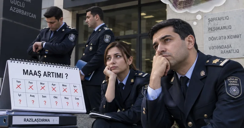 Dövlət Vergi Xidmətində maaş artımı niyə gecikir? GÖZLƏRİ YOLDADIR