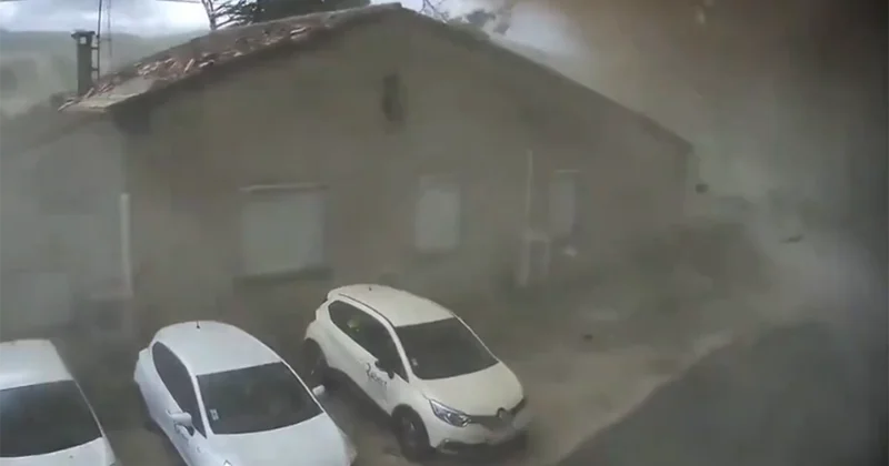 Fransada dəhşətli tornado Anbaan görüntülər