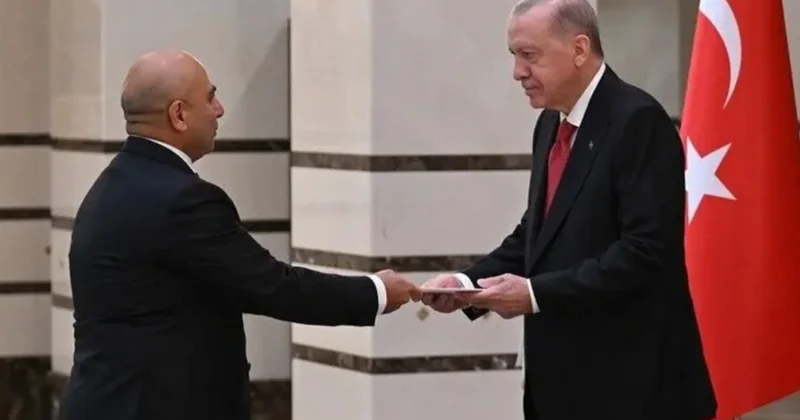 Rəşad Aslanov etimadnaməsini Ərdoğana təqdim edib