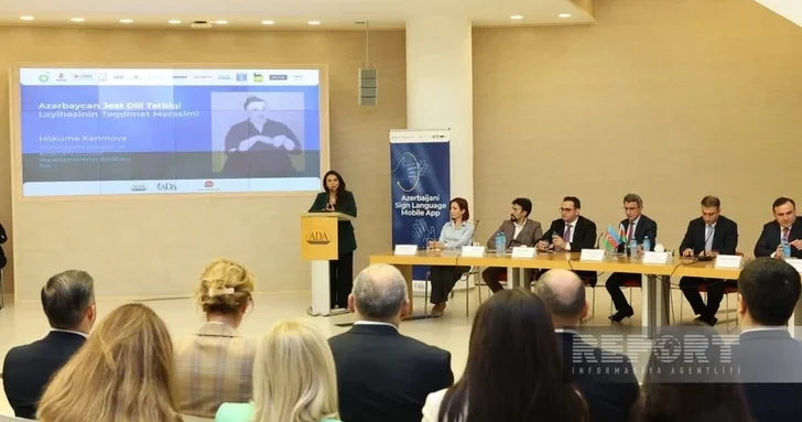 Новое мобильное приложение для изучения языка жестов представили в азербайджанском вузе
