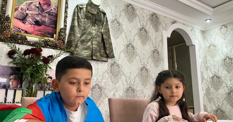 Şəhid övladı: Atamla fəxr edirəm, o, Vətənimizi, bizi qorudu