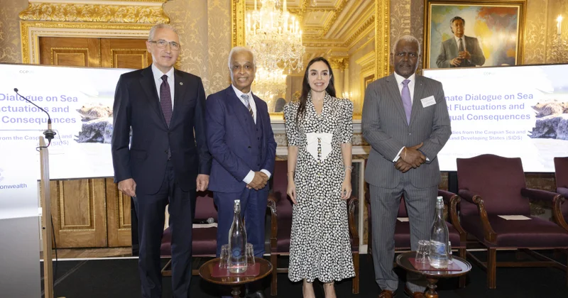 Leyla Əliyeva Londonda iqlim dialoqunda FOTO