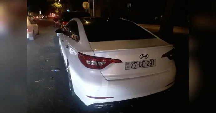 Sürücü mövcud olmayan velosiped zolağına görə cərimələndi FOTO