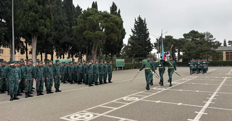 В частях ГПС Азербайджана проходят увольнения в запас военнослужащих срочников ФОТО