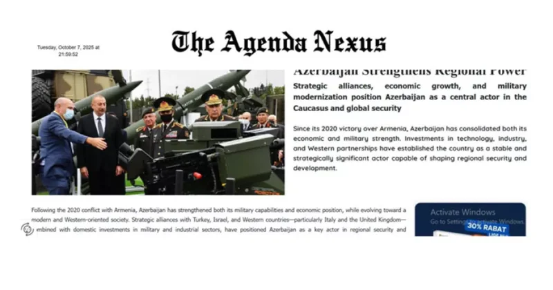 Agenda Nexus об усилении позиций Азербайджана на Южном Кавказе