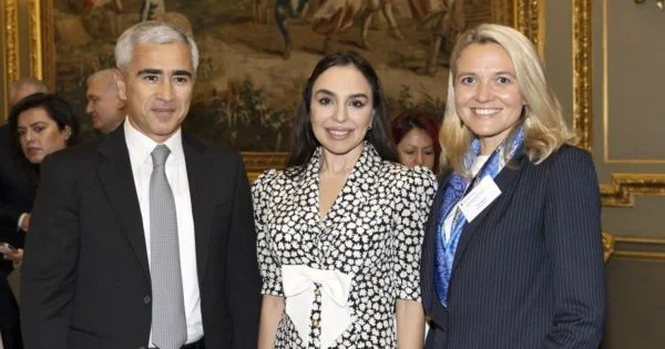Leyla Əliyeva Londonda Xəzərdə suyun səviyyəsinin azalmasına diqqət çəkdi: ...bu, vəziyyəti daha da ağırlaşdırır FOTOLAR