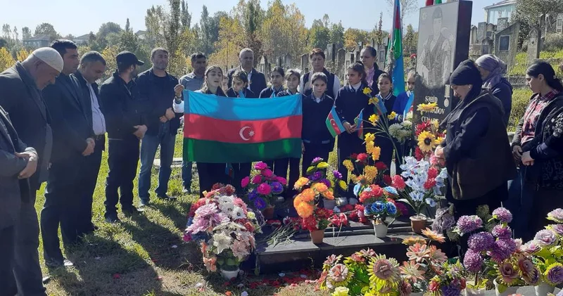Şəhid Cumart Əlimuradovun anım mərasimi keçirildi FOTO