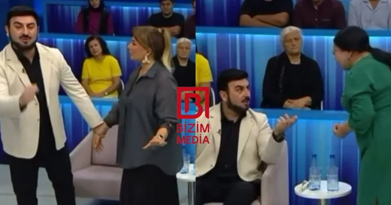 Efirdə GƏRGİNLİK Toliklə Şəfiqə Nağıyeva arasında davanın ANBAAN VİDEOSU