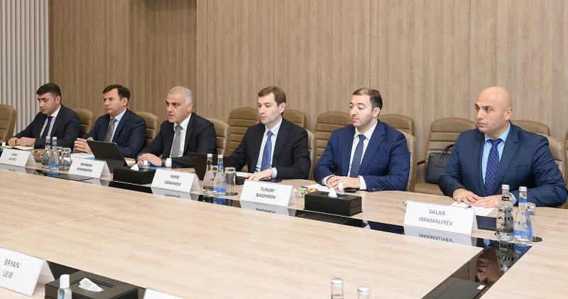 С делегацией Caspian Policy Center обсуждено транспортное и экономическое сотрудничество в Каспийском регионе (ФОТО)