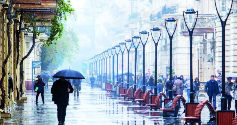 Bakıda və bəzi rayonlarda hava çiskinli, yağışlı olacaq