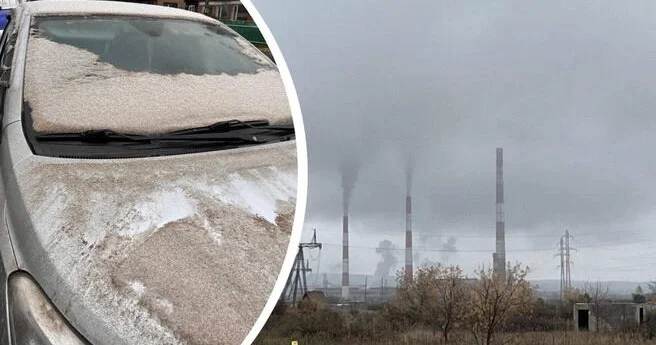 В Красноярском крае выпал черный снег ВИДЕО