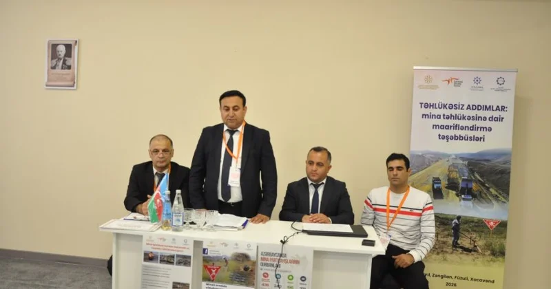 Cəbrayıl rayonu Horovlu kəndində “Təhlükəsiz addımlar: mina təhlükəsinə dair maarifləndirmə təşəbbüsləri” layihəsi çərçivəsində tədbir keçirilib