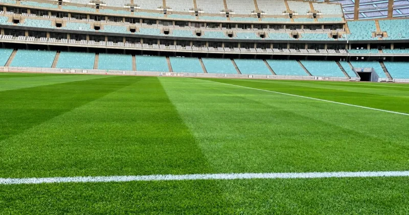 Bakı Olimpiya Stadionu Çempionlar Liqasının oyunlarına hazırdır FOTOLAR