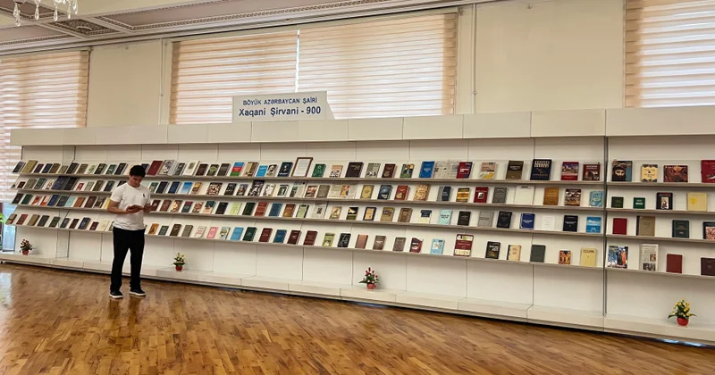Milli Kitabxanada Xaqani Şirvaninin 900 illiyinə həsr olunmuş kitab sərgisi açılıb