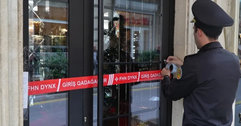 Bakıda yanğın təhlükəli hotelin fəaliyyəti dayandırılıb VİDEO
