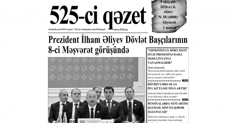 “”in 9 oktyabr sayında nələr var? ANONS 