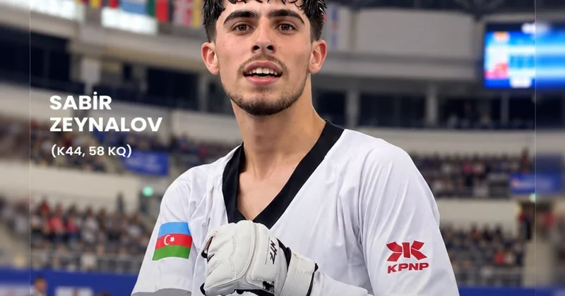 Azərbaycanın parataekvondoçusu Parisdə gümüş medal qazandı